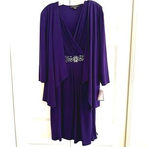 S.L. Fashions 2 piece occasion dress with jacket size 18 new w/tags